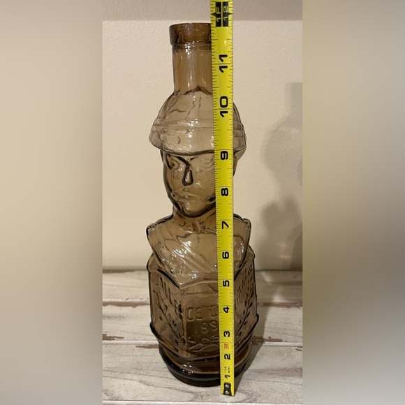 Vintage Alleroe Calliano Napoleonic Soldier Figural Wine Decanter Made In Italy - Picture 10 of 10